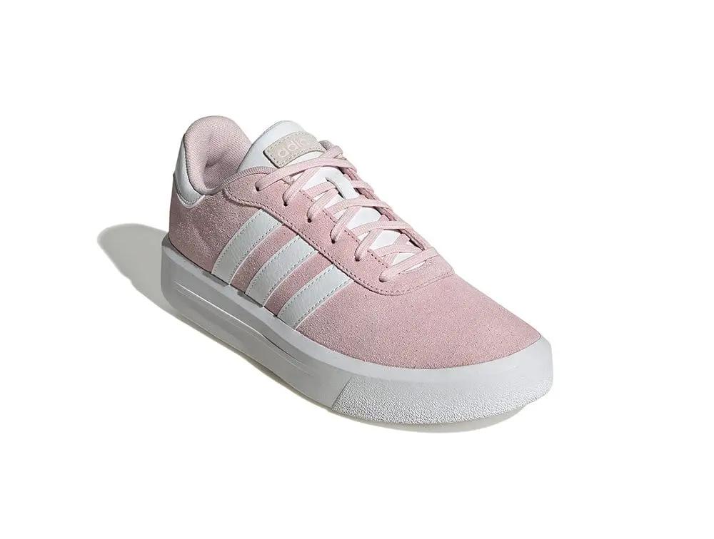 Zapatilla Adidas Court Suede Mujer Blanco