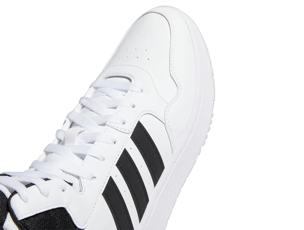 Zapatilla Adidas Hoops 3.0 Mid Hombre Blanco