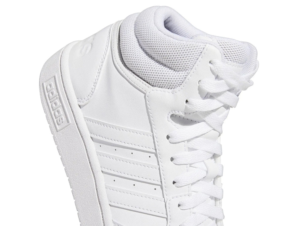 Zapatilla Adidas Hoops 3.0 Mid Mujer Mono Blanco