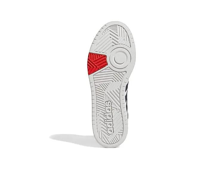 Zapatilla Adidas Hoops 3.0 Vintage Mid Hombre Blanco