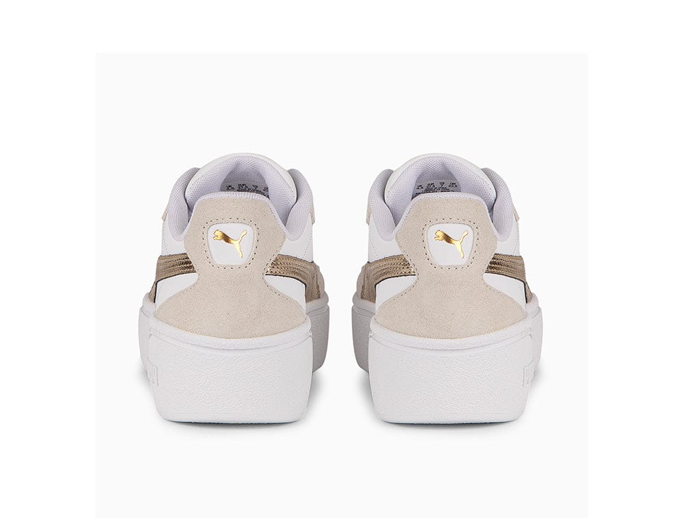 Zapatilla Puma Club II Era Platform Metallic Mujer Blanco