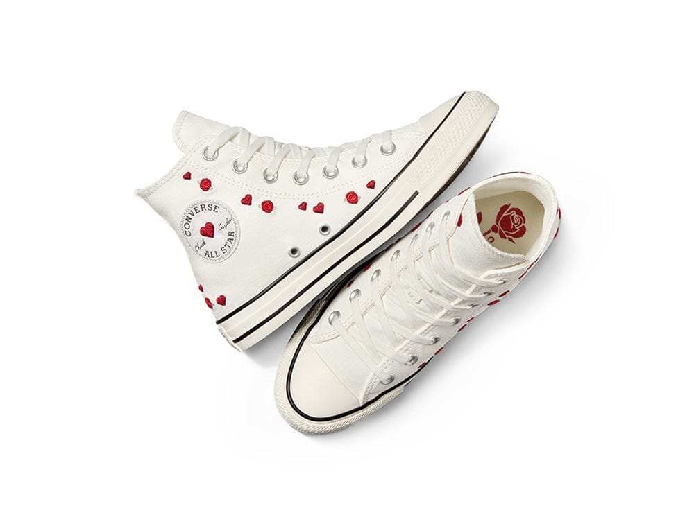 Zapatillas Converse Chuck Taylor (Roses Valentine's Day) Mujer Blanco